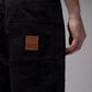 VT DISTEND 20.5' CANVAS CARPENTER SHORT // BLACK