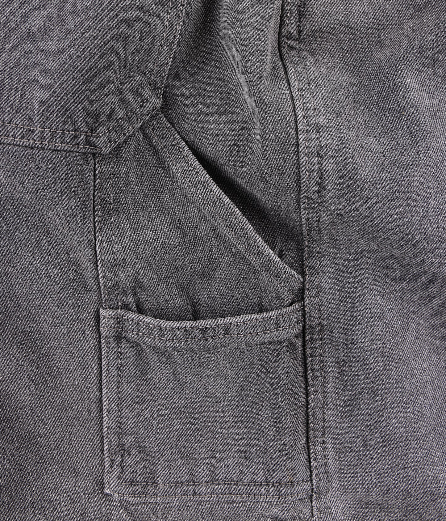 VT DISTEND  DENIM 20.5" CARPENTER SHORT // WASHED GREY