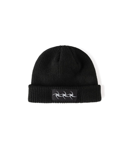 COMBAT STAR BEANIE // BLACK