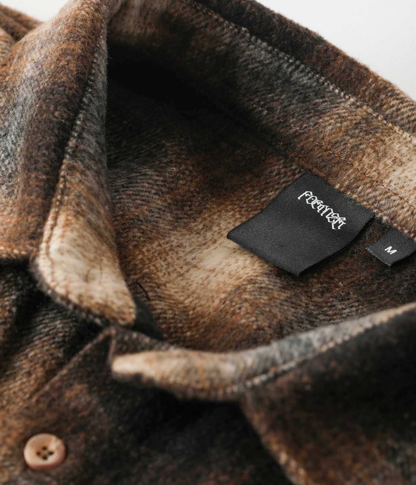 DION FLANNEL LS SHIRT // BROWN