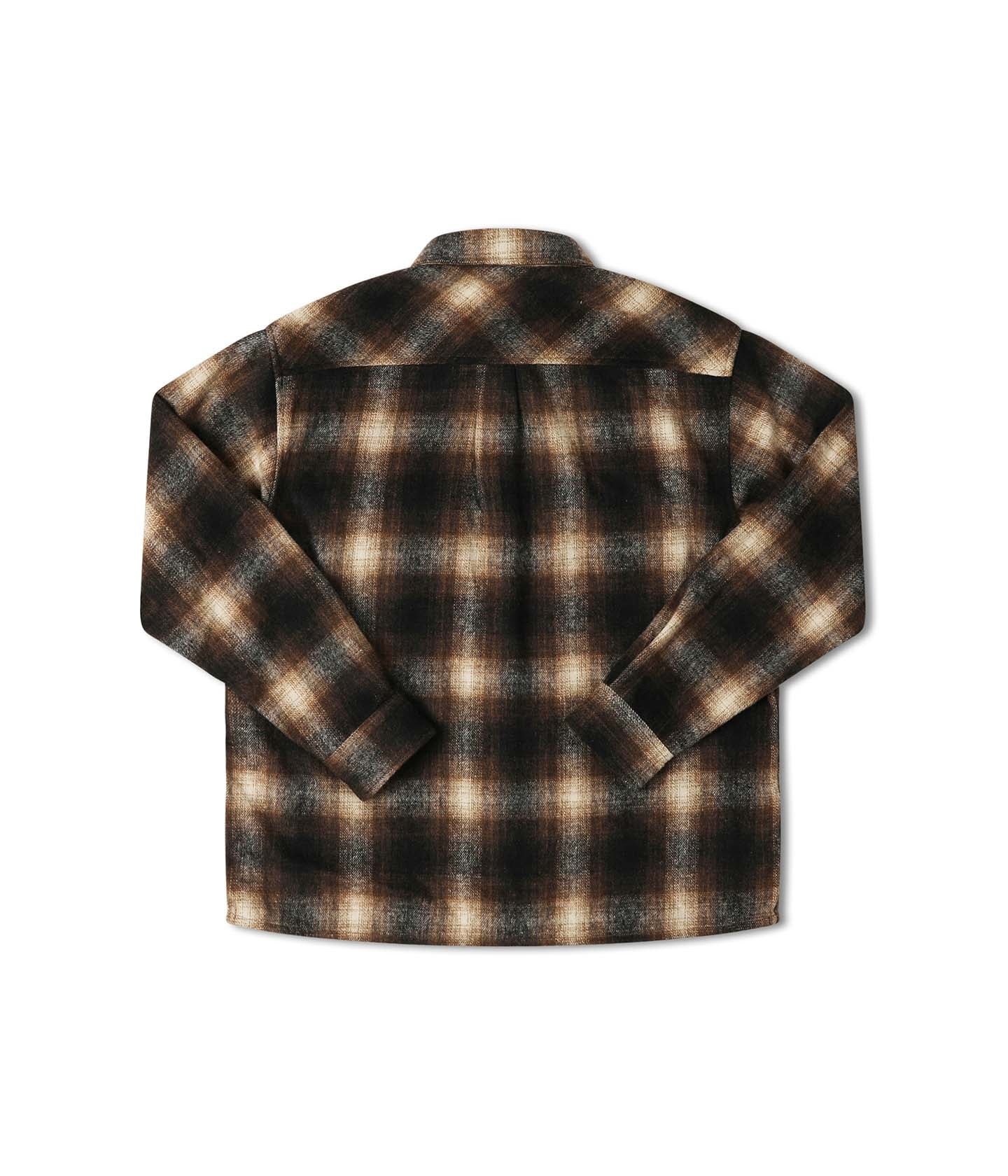 DION FLANNEL LS SHIRT // BROWN