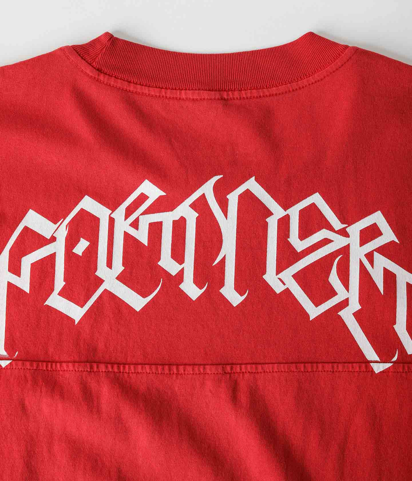 COMBAT STAR OVERSIZED T-SHIRT // WASHED RED