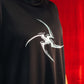COMBAT STAR MESH OVERSIZED T-SHIRT // BLACK