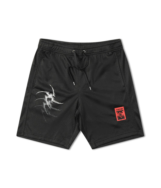 COMBAT STAR MESH WALKSHORT // BLACK