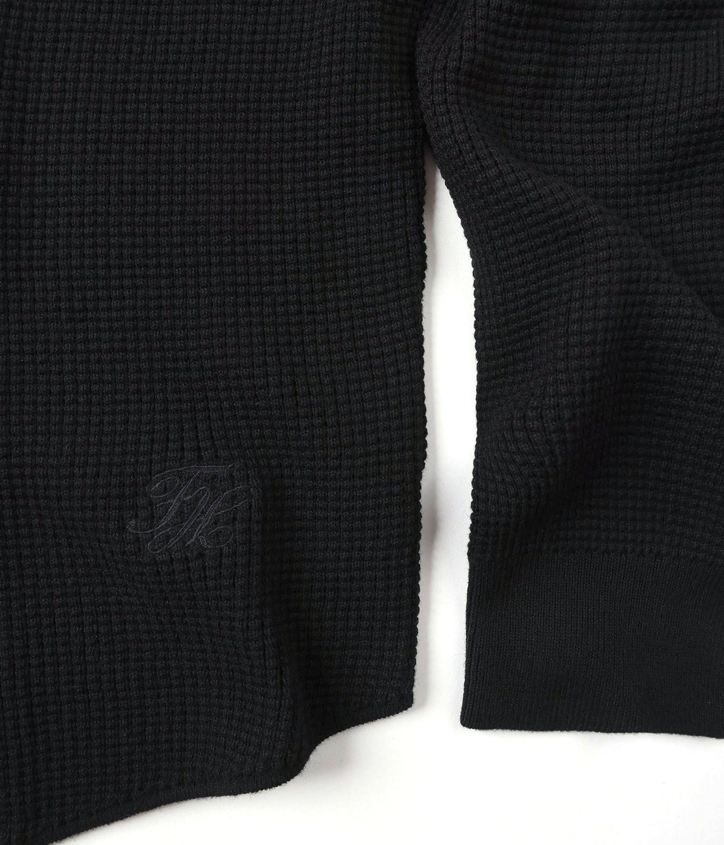 FH WAFFLE KNIT // BLACK
