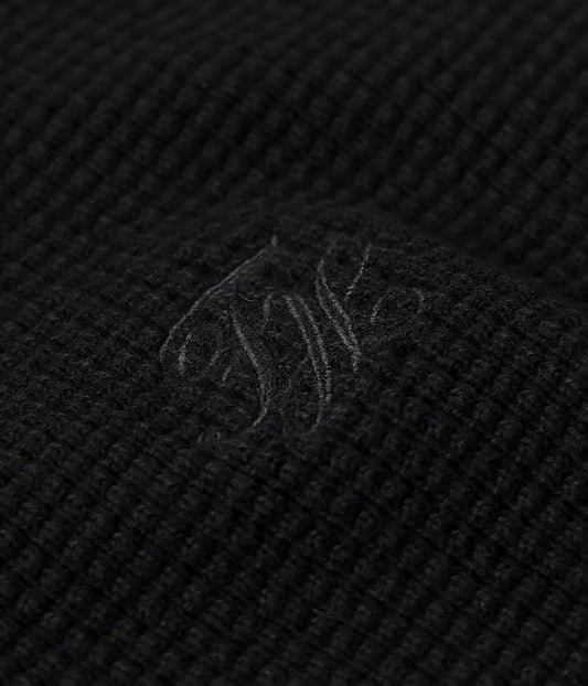 FH WAFFLE KNIT // BLACK