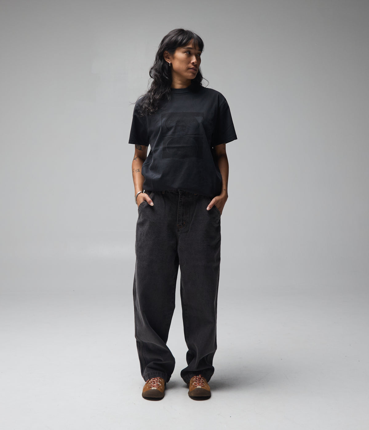 CRUX T-SHIRT // WASHED BLACK