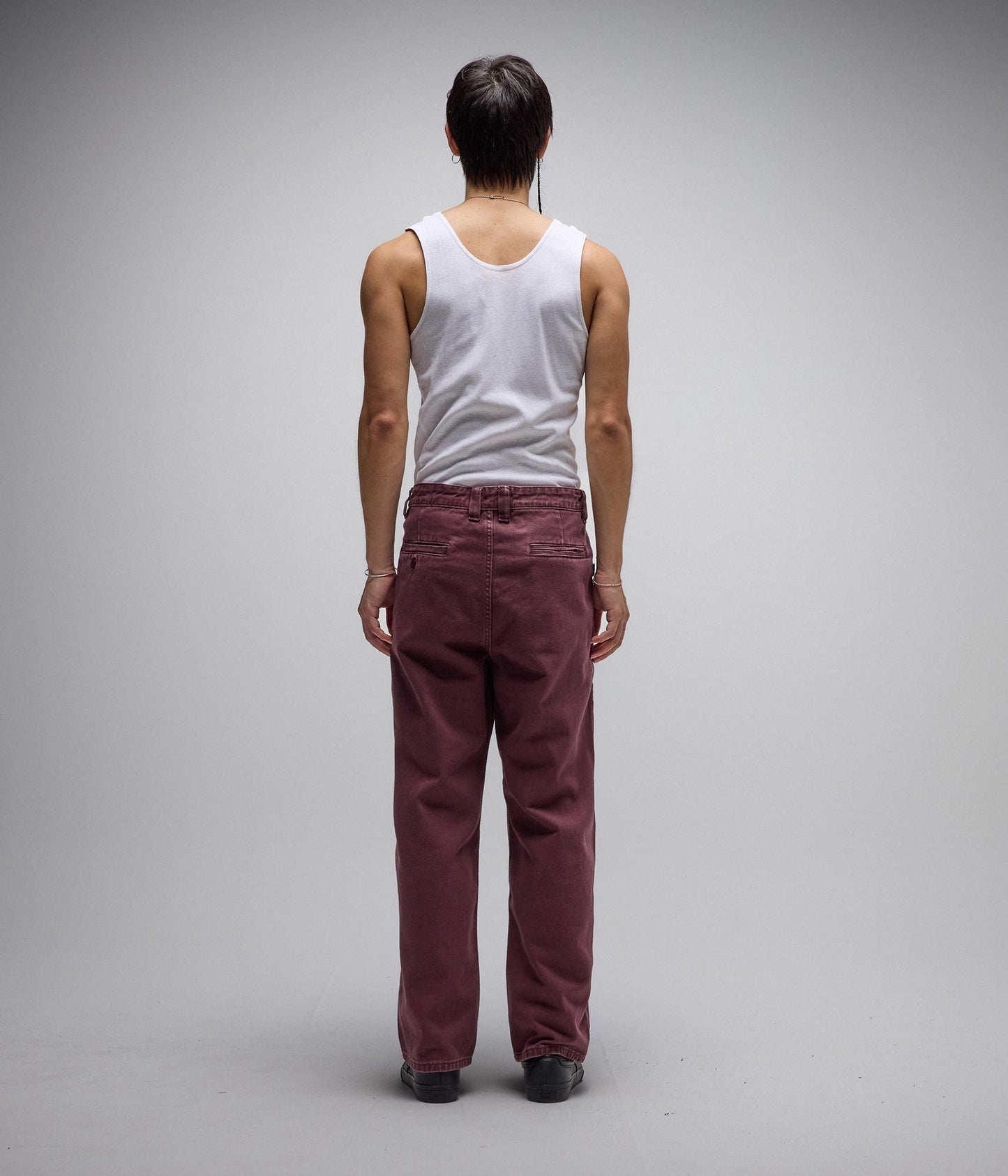 AG DENIM PANT // MAROON