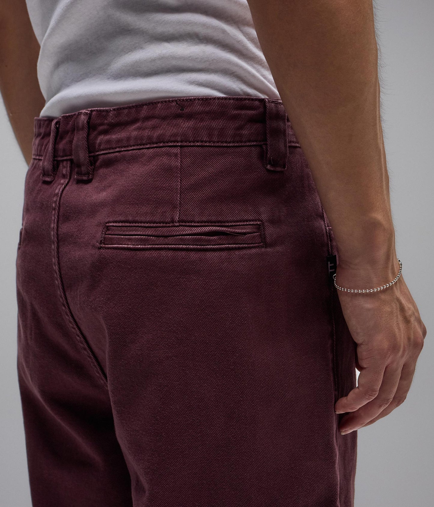 AG DENIM PANT // MAROON