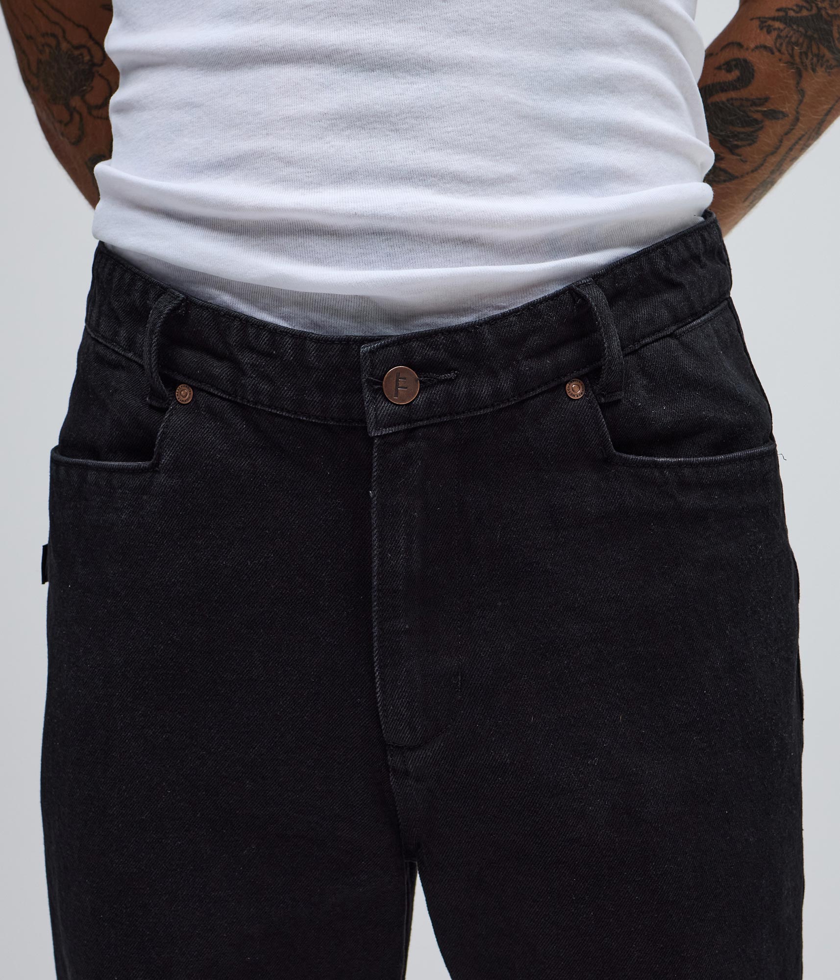 FORMER AG Denim Pant in BLACK - Pending Approval Collection