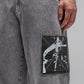 DISTEND DENIM PANT // SACRIFICE WASHED GREY
