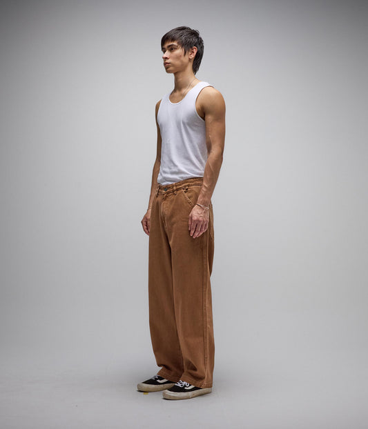 REYNOLDS DENIM PANT // WASHED BROWN