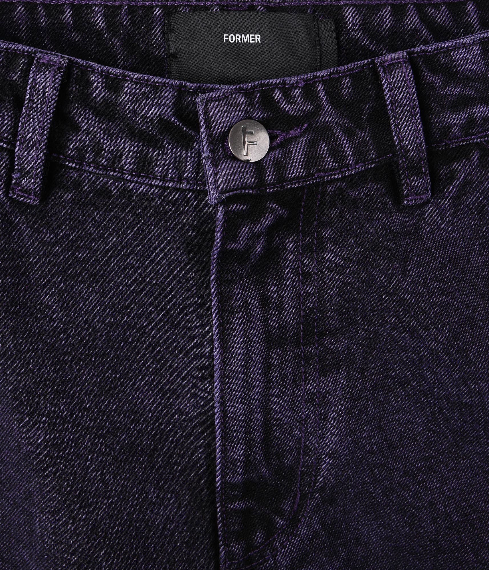 FORMER Distend Denim Pant in Washed Purple - FORMER x RAGE Collection