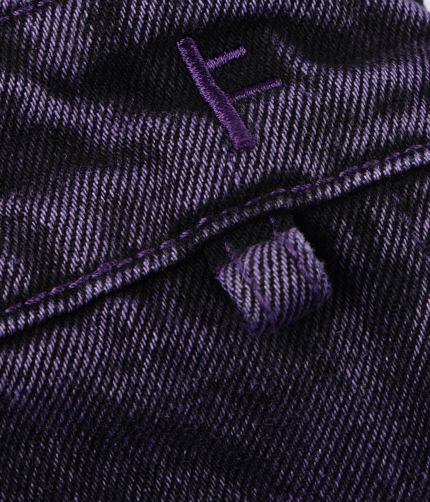 FORMER Distend Denim Pant in Washed Purple - FORMER x RAGE Collection