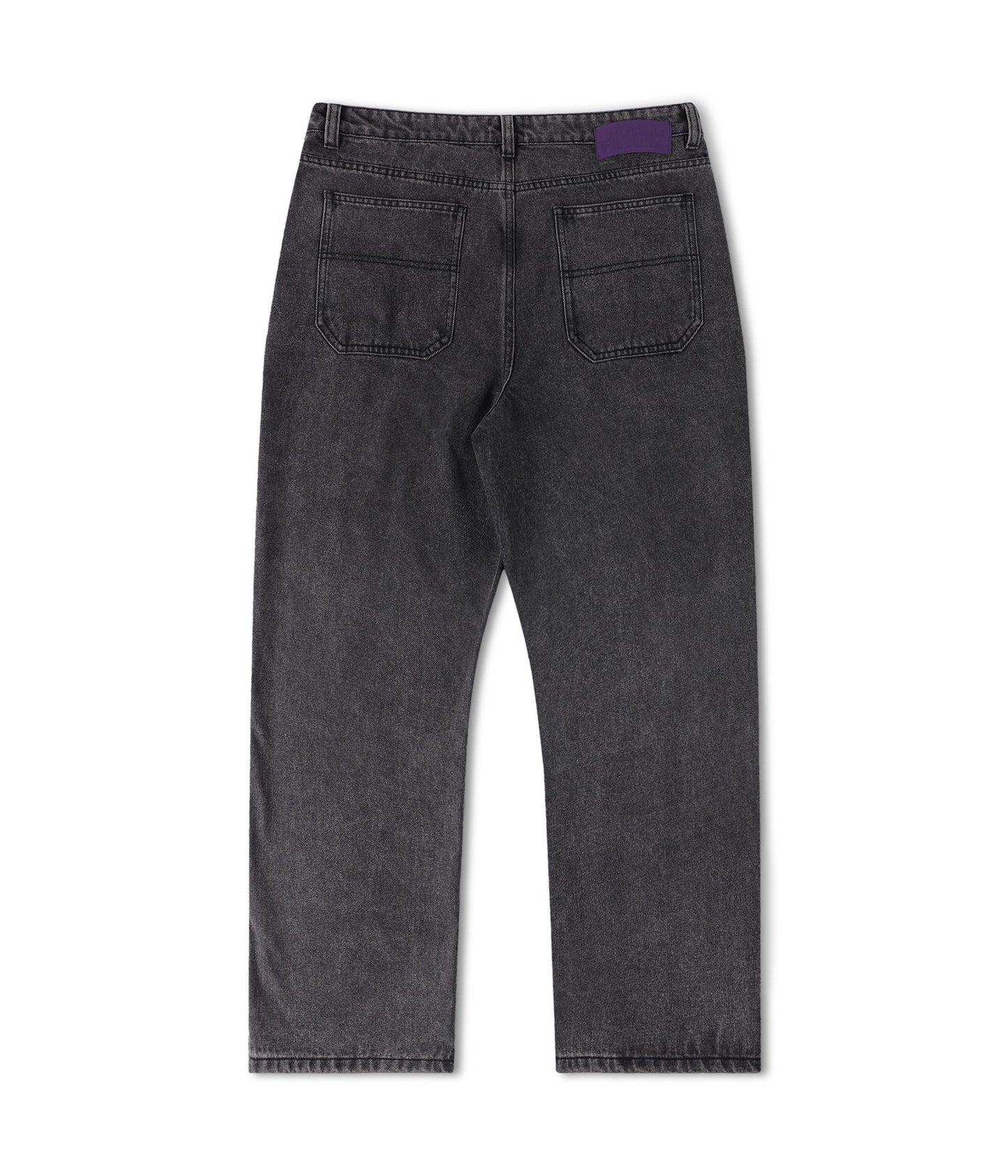 FORMER Studded Denim Pant in Washed Black - FORMER x RAGE Collection
