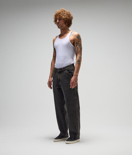 FORMER DXD Reynolds Denim Pant in WASHED BLACK - Destroyed By Dane Collection