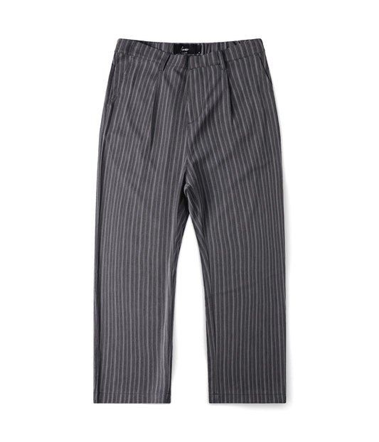ANDERSON PINSTRIPE PANT // GREY