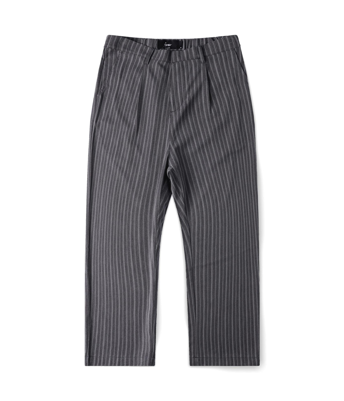 FORMER / ANDERSON PINSTRIPE PANT // GREY