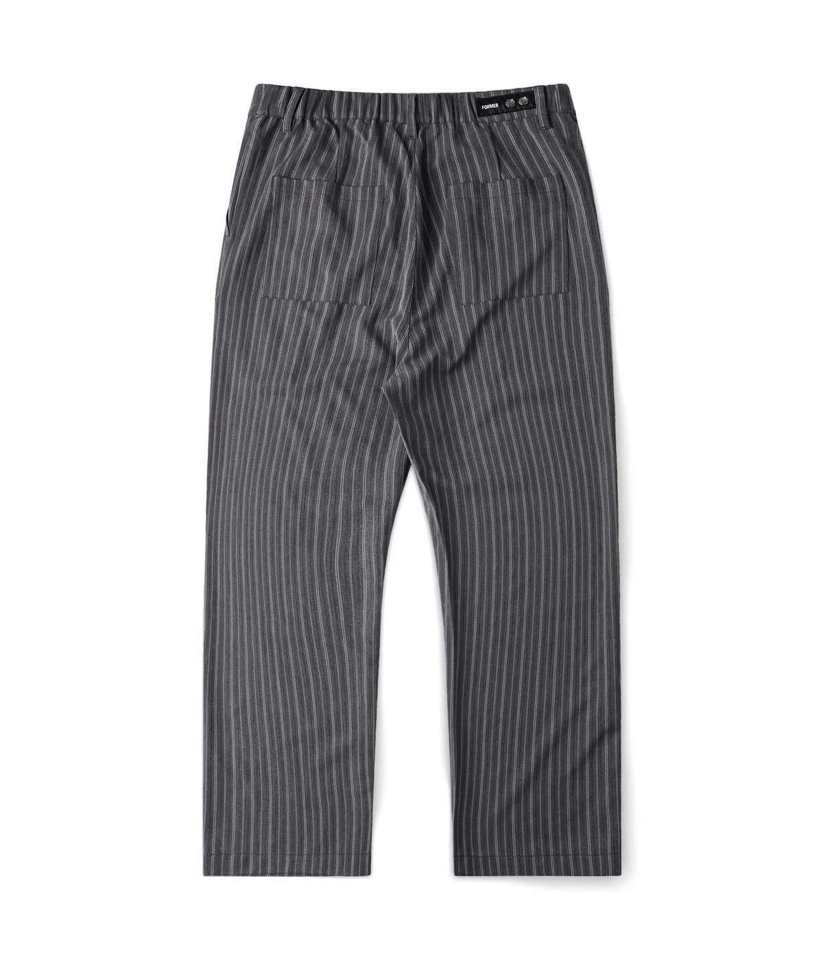 FORMER / ANDERSON PINSTRIPE PANT // GREY