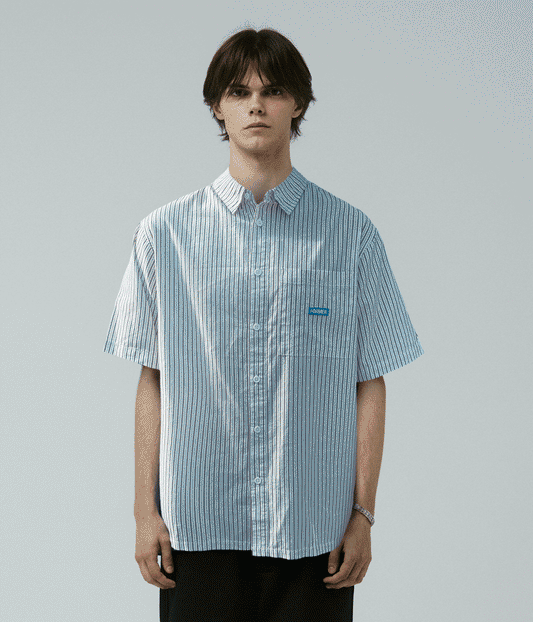 VL STRIPE SS SHIRT // BONE