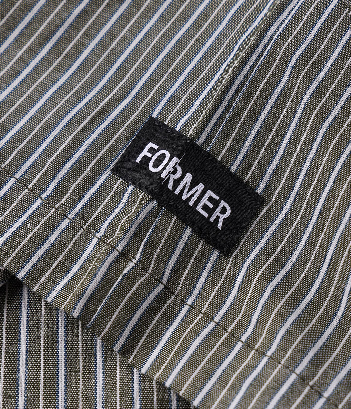 FORMER / REYNOLDS STRIPE SS SHIRT // SURPLUS