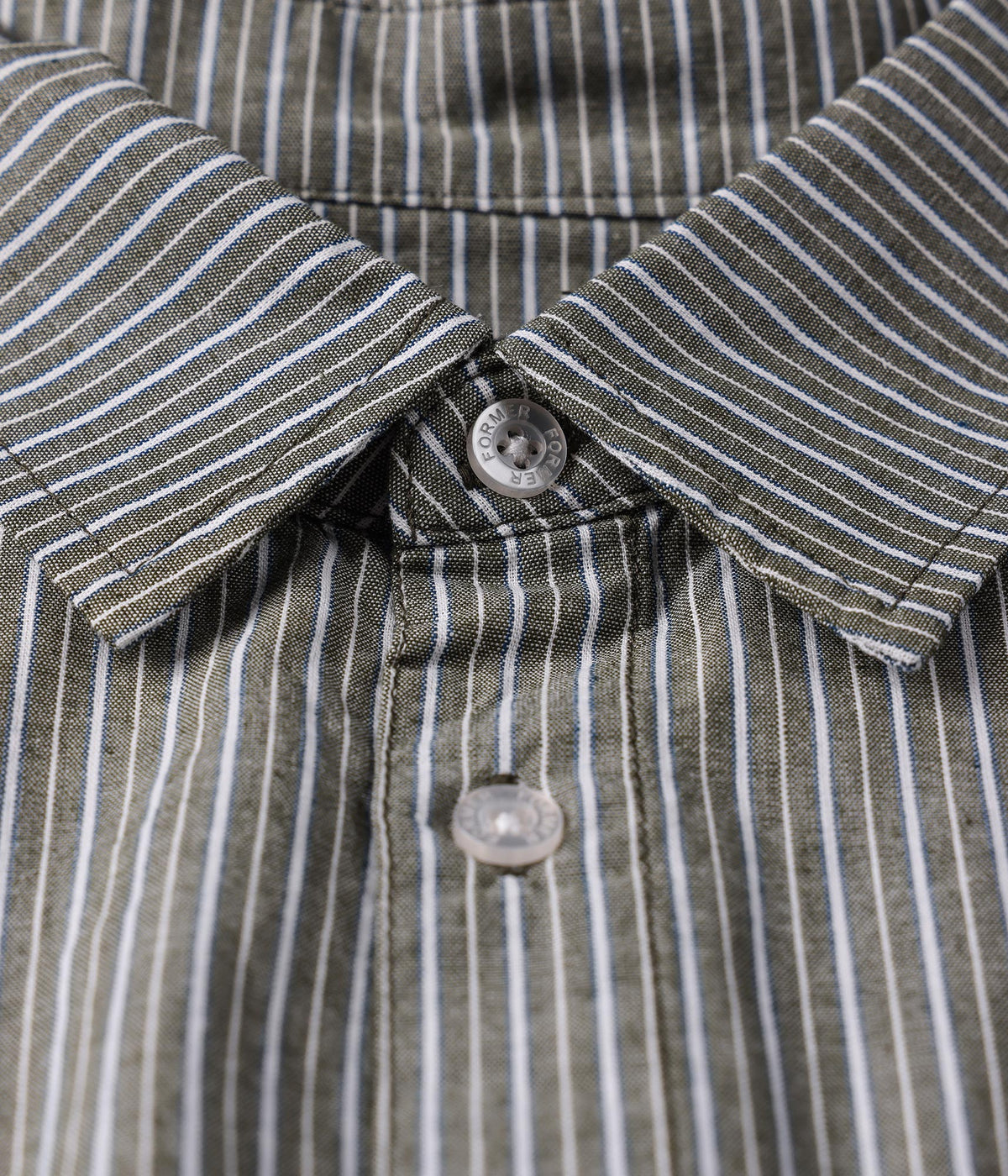 FORMER / REYNOLDS STRIPE SS SHIRT // SURPLUS