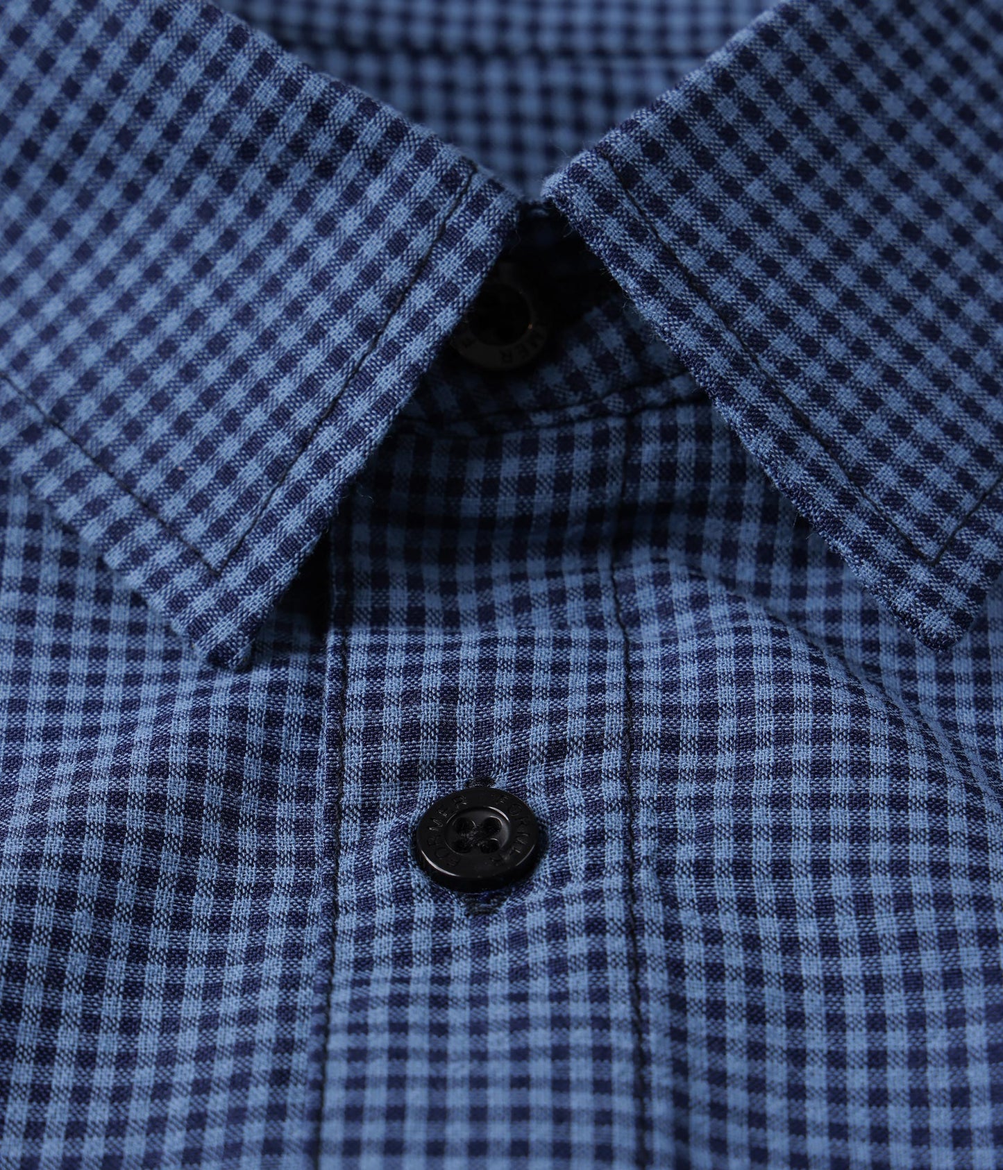 FORMER Vivian Check SS Shirt in BLUE