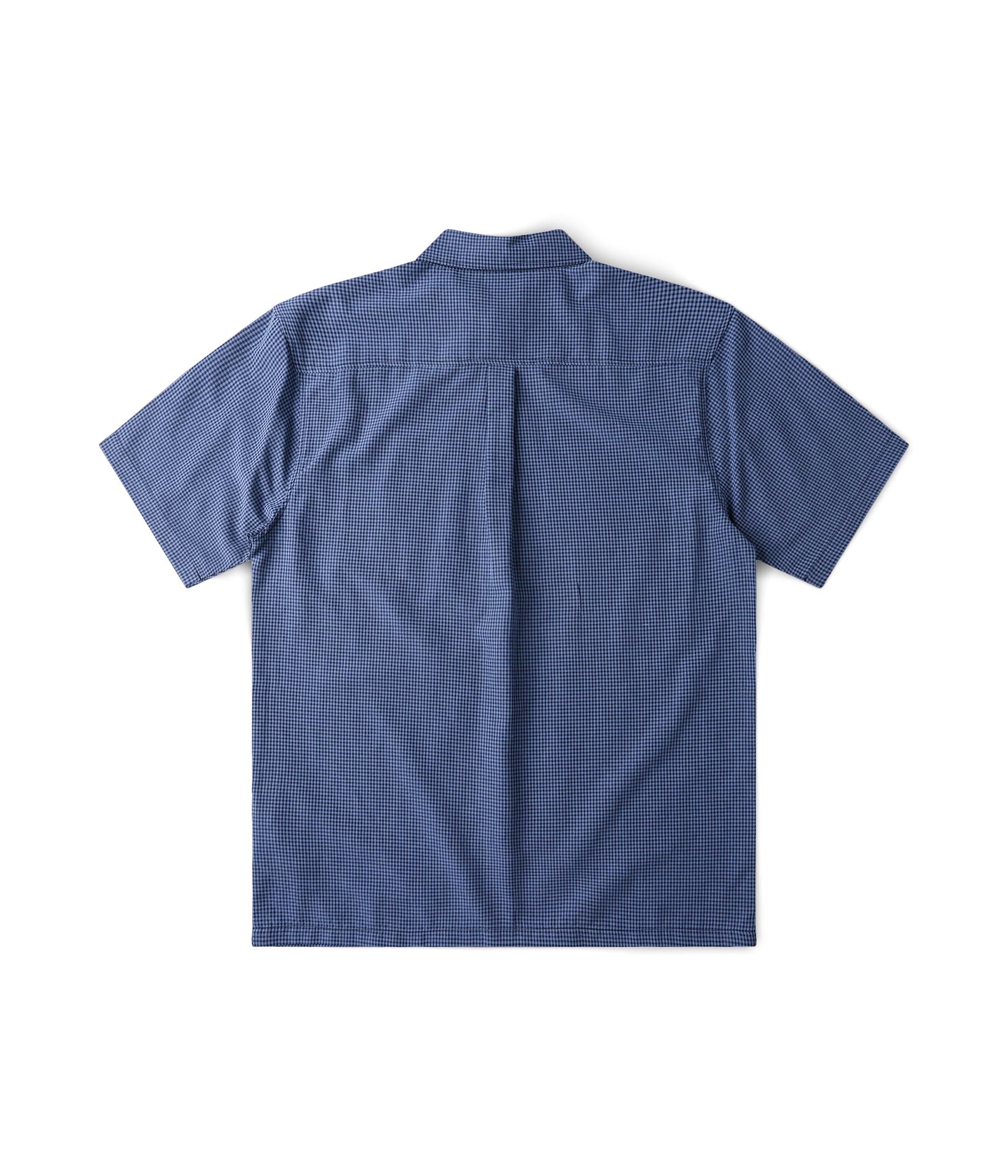 FORMER Vivian Check SS Shirt in BLUE