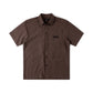 FORMER Vivian Check SS Shirt in BROWN