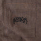 FORMER Vivian Check SS Shirt in BROWN