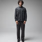 FORMER Vivian Flannel LS Shirt in BLACK/GREY