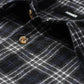 FORMER Vivian Flannel LS Shirt in BLACK/GREY