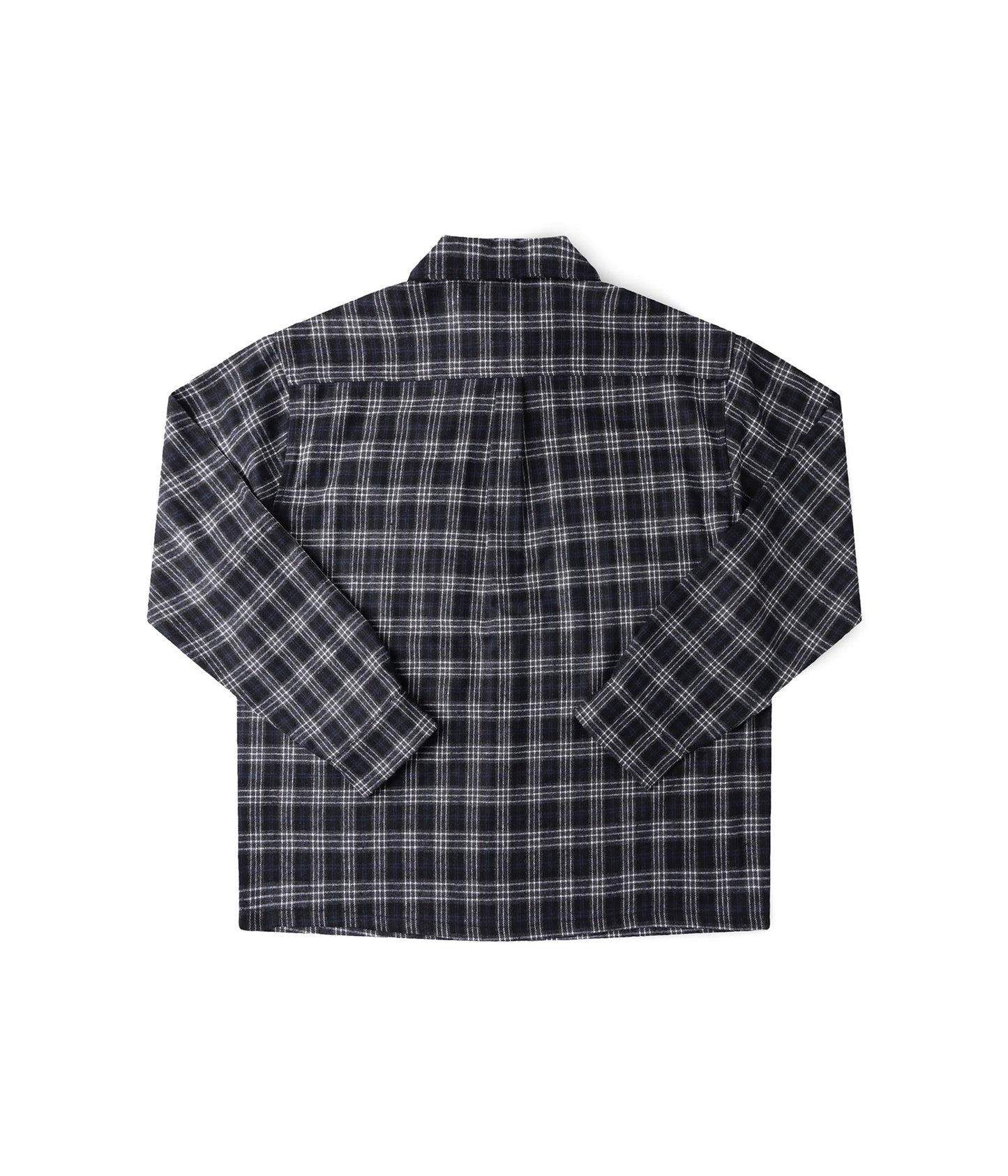 FORMER Vivian Flannel LS Shirt in BLACK/GREY