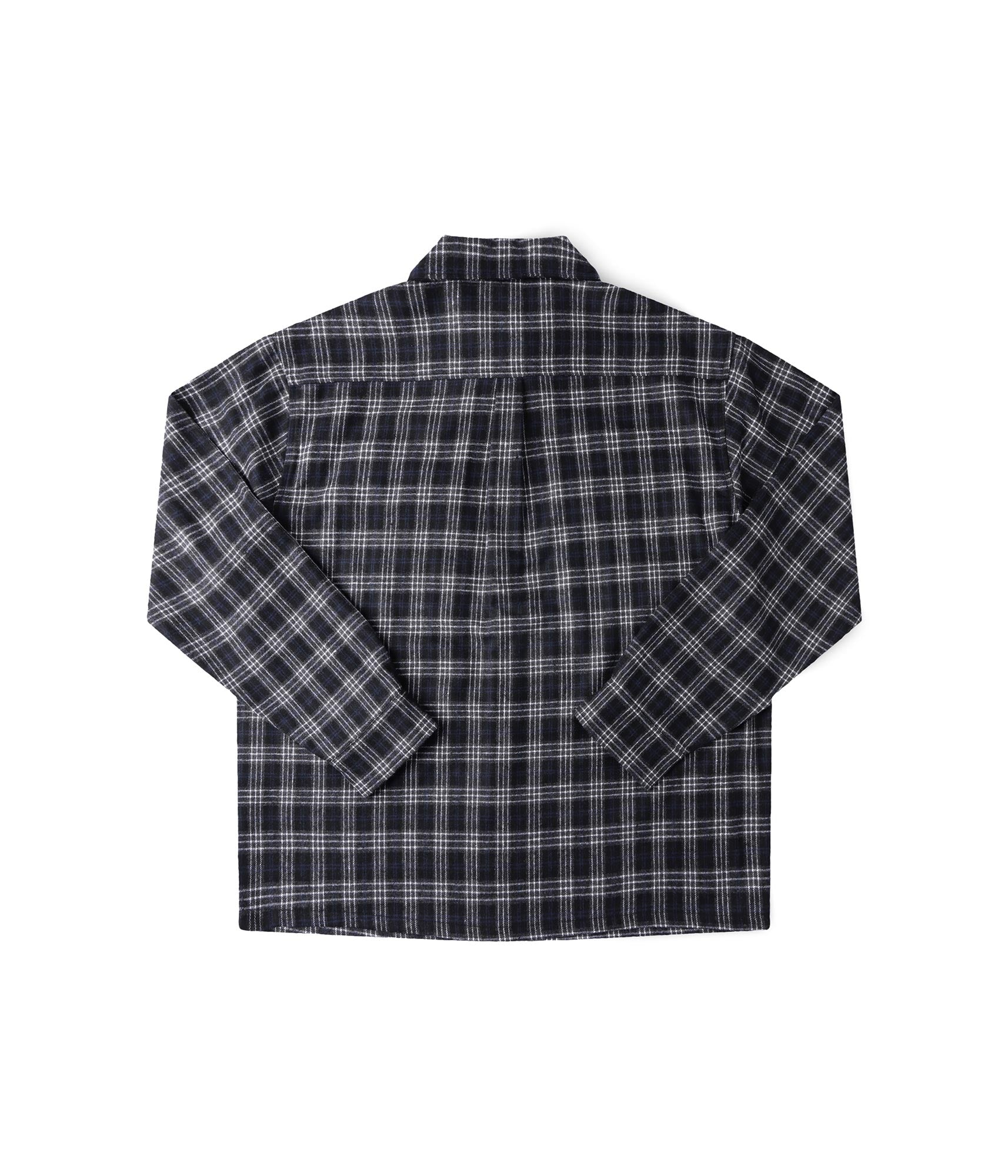 FORMER Vivian Flannel LS Shirt in BLACK/GREY