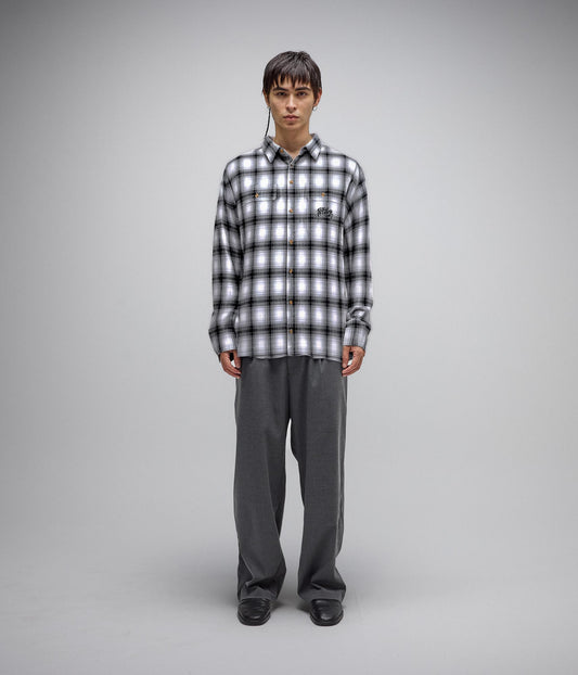 FORMER Vivian Flannel LS Shirt in GREY
