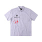 FORMER DXD Reynolds Stripe SS Shirt in GREY - Destroyed By Dane Collection