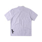 FORMER DXD Reynolds Stripe SS Shirt in GREY - Destroyed By Dane Collection