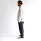 FORMER DXD Reynolds Stripe LS Shirt in GREY - Destroyed By Dane Collection