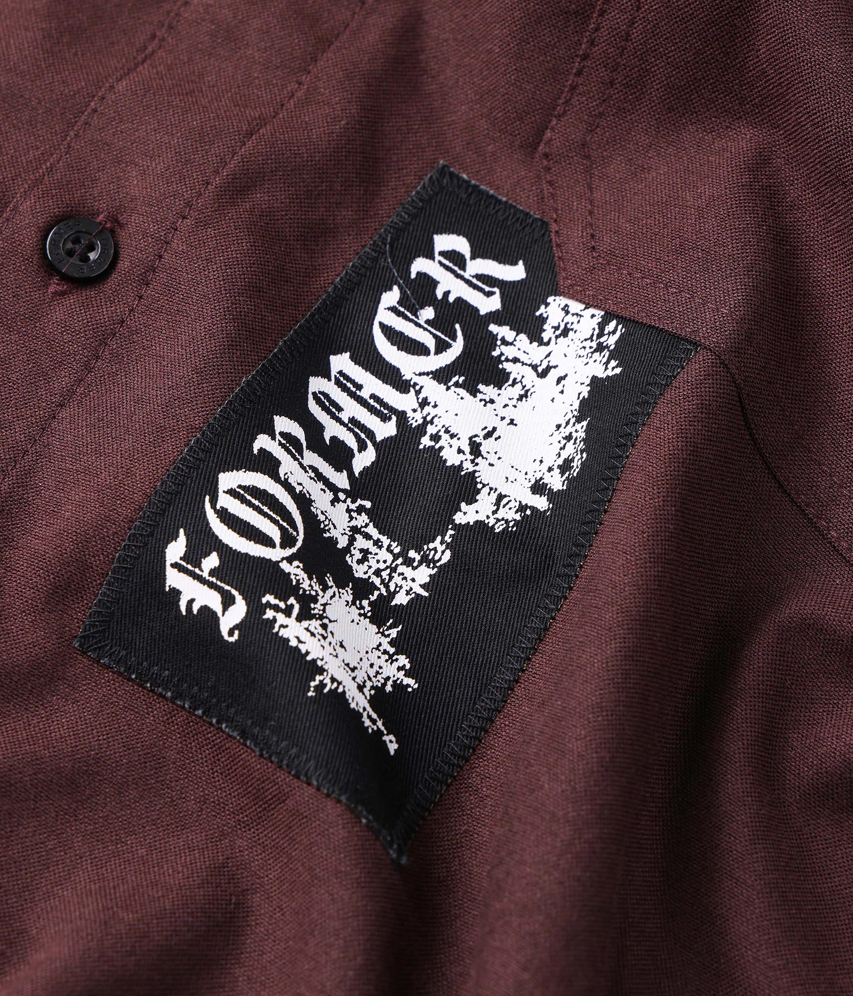 FORMER Vivian Engineered LS Shirt in BARK - Pending Approval Collection