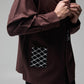 FORMER Vivian Engineered LS Shirt in BARK - Pending Approval Collection