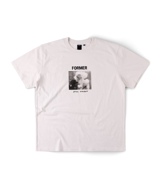 WAR POODLE T-SHIRT // BONE