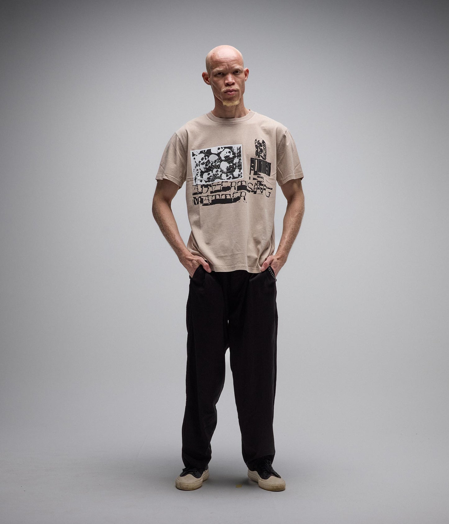 A MATTER T-SHIRT // WASHED SAND