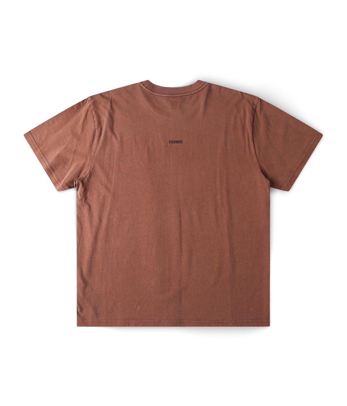 FORMER Crux Overdye T-Shirt in WASHED BARK - Origin Collection