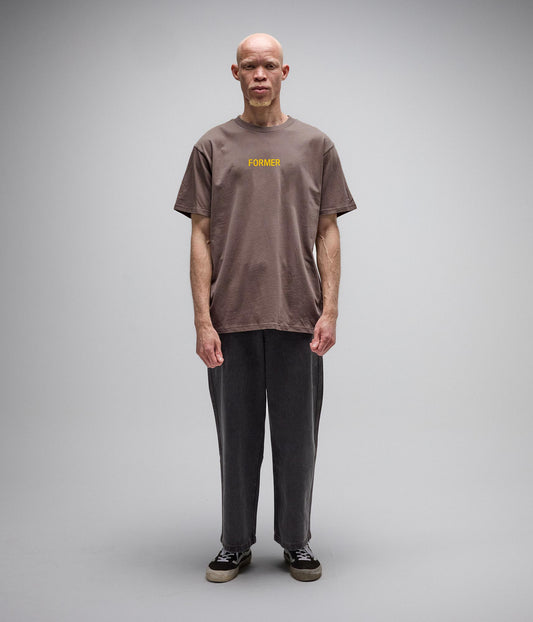 FORMER Legacy Overdye T-shirt in WASHED BROWN - Origin Collection