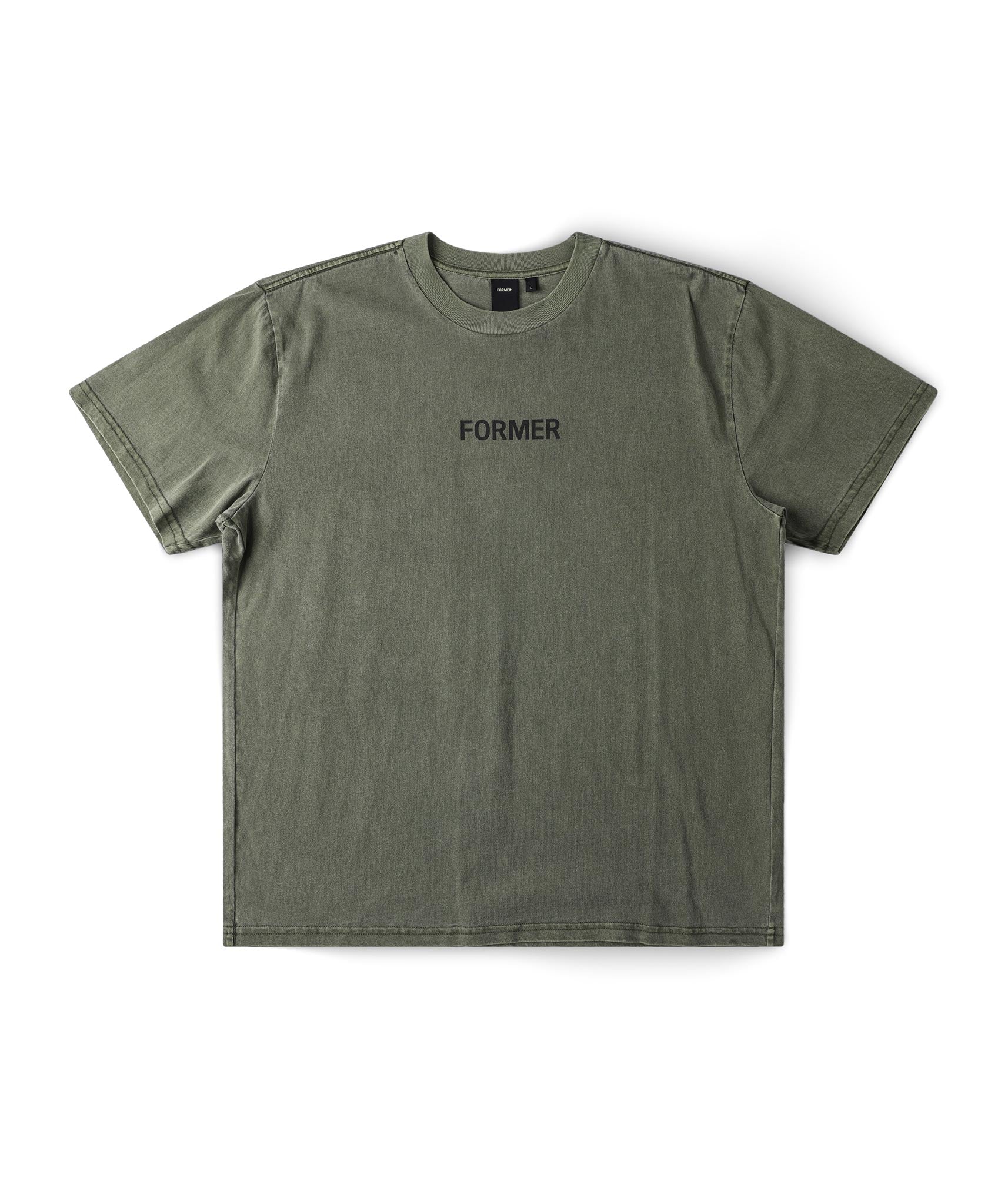 FORMER Legacy Overdye T-Shirt in WASHED SURPLUS - Origin Collection