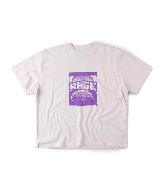 FORMER Corp Boxy T-shirt in Bone - FORMER x RAGE Collection