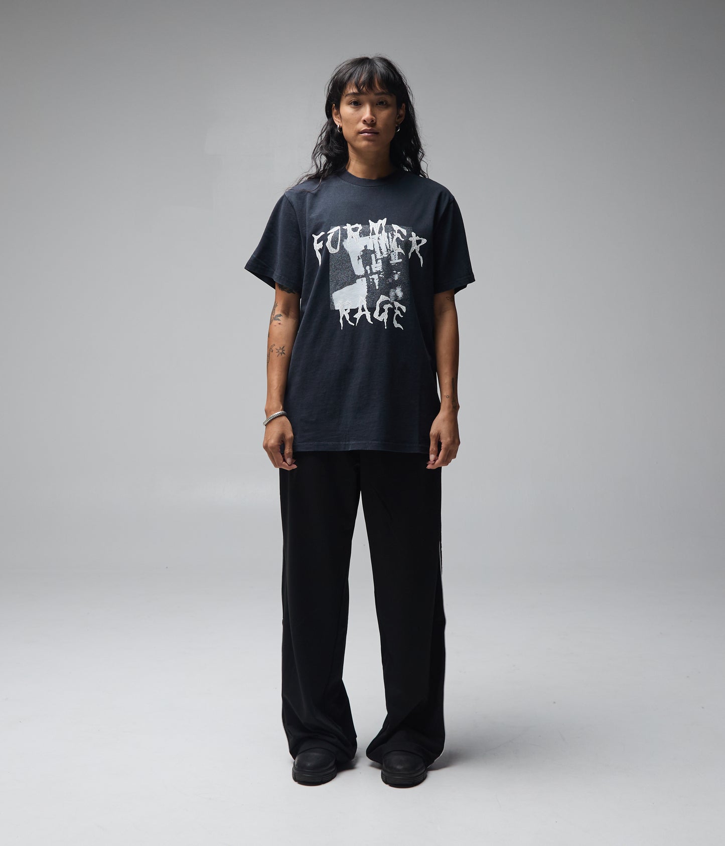 FORMER Shadow T-shirt in Merch Black - FORMER x RAGE Collection