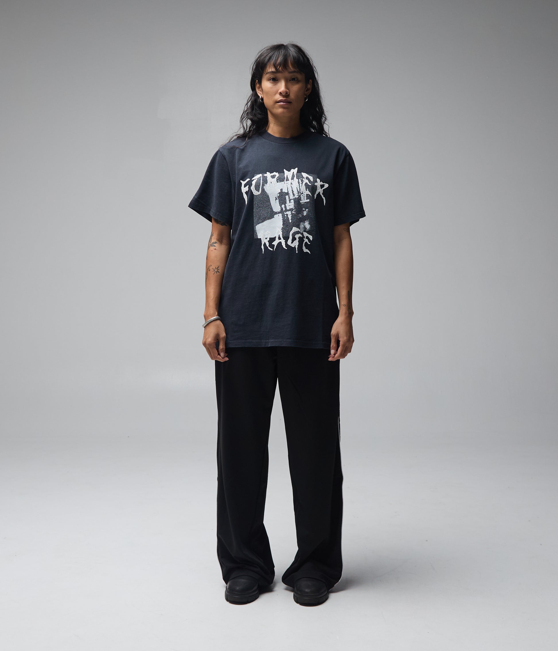 FORMER Shadow T-shirt in Merch Black - FORMER x RAGE Collection
