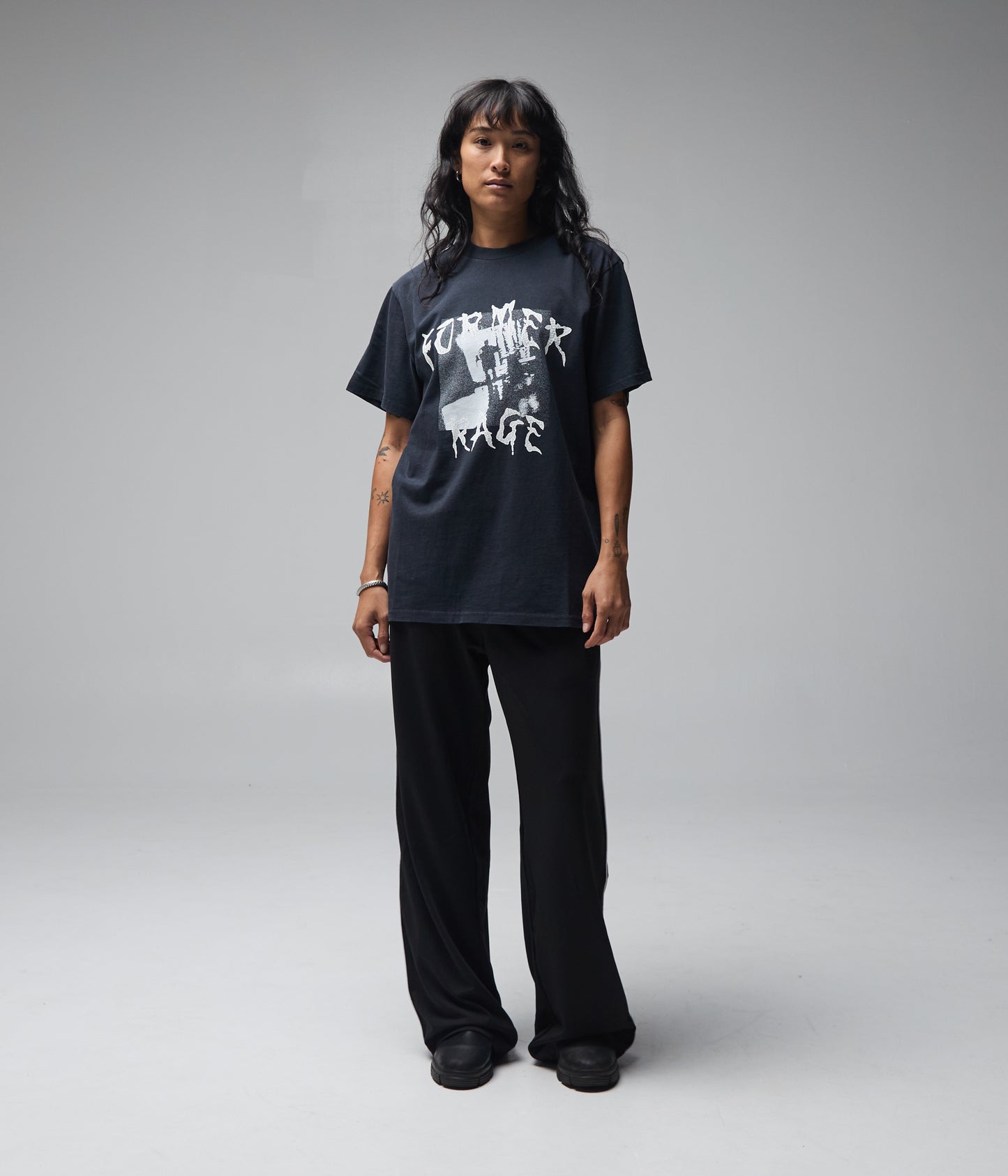FORMER Shadow T-shirt in Merch Black - FORMER x RAGE Collection