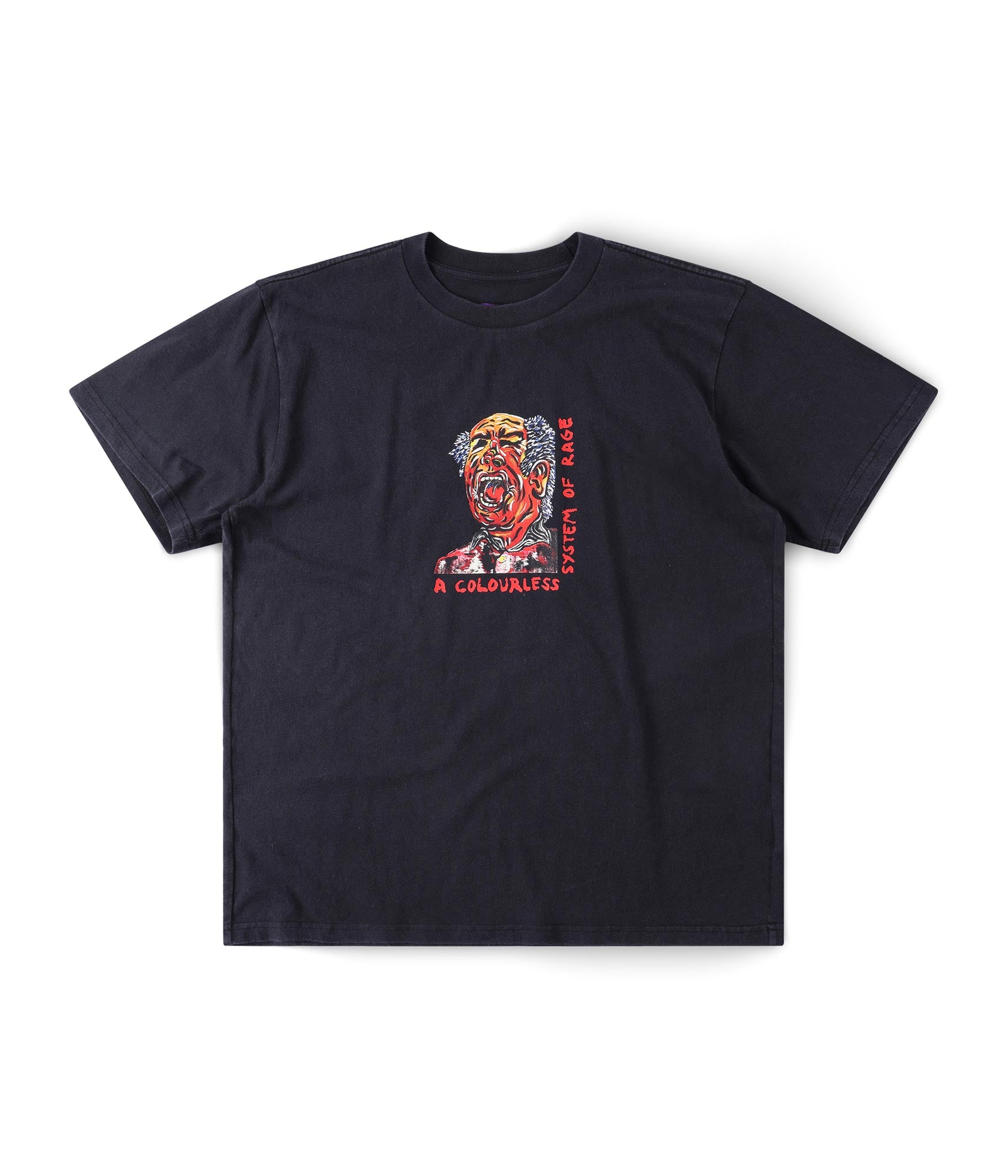 FORMER Colourless Clown T-shirt in Merch Black - FORMER x RAGE Collection